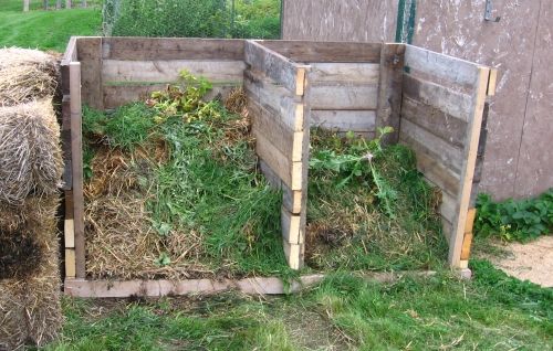 Wooden Compost Pile