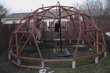 Building a Geodome Greenhouse